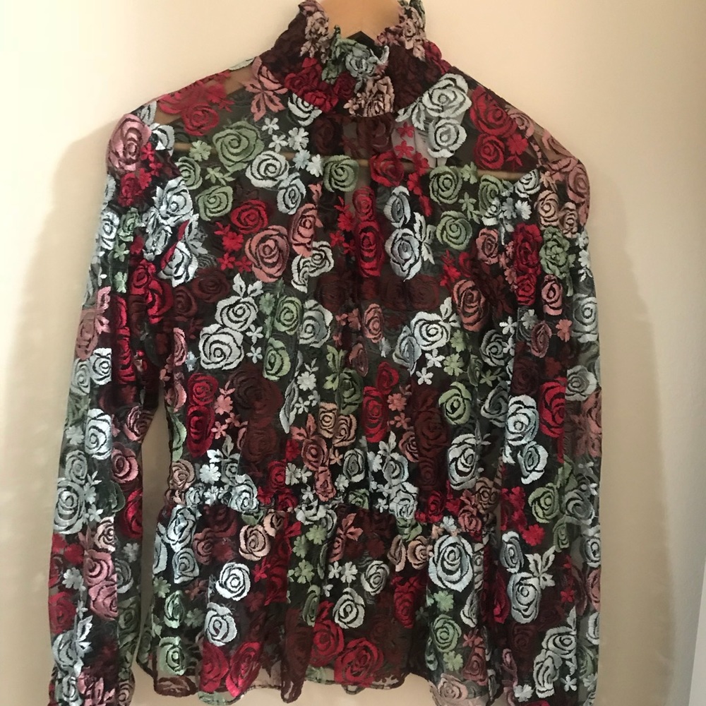 Zac Posen NWT floral top